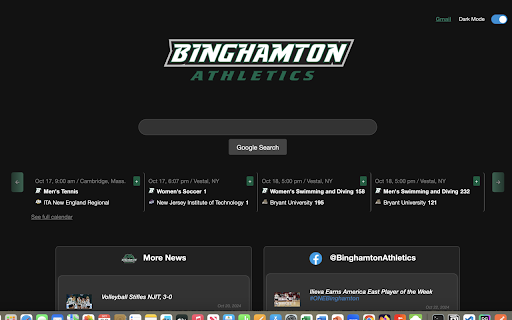 Binghamton Athletics  from Chrome web store to be run with OffiDocs Chromium online