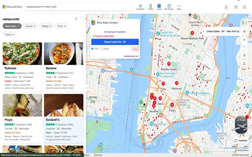 Bing Maps Leads Scraper MapLeadScraper  from Chrome web store to be run with OffiDocs Chromium online