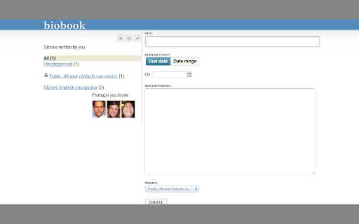 Biobook.us  from Chrome web store to be run with OffiDocs Chromium online