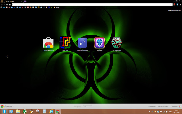 Biohazard Theme 1920x1080  from Chrome web store to be run with OffiDocs Chromium online