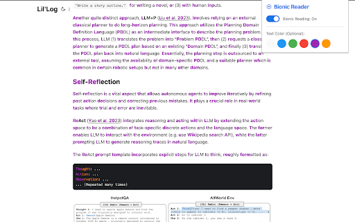 Bionic Reader Pro  from Chrome web store to be run with OffiDocs Chromium online