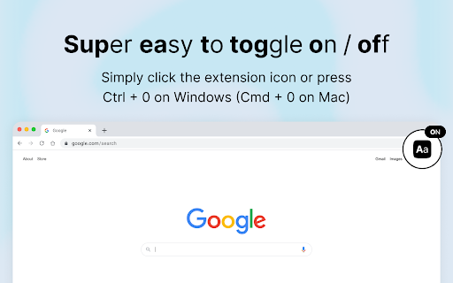 Bionic Reading AaRead  from Chrome web store to be run with OffiDocs Chromium online