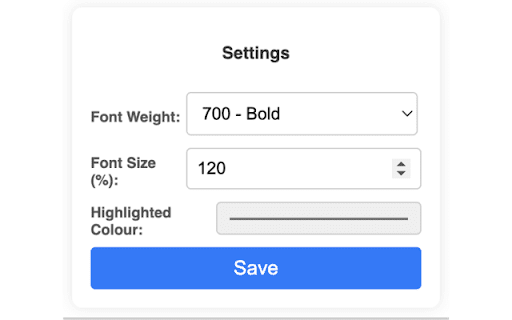 Bionic Reading Highlighter  from Chrome web store to be run with OffiDocs Chromium online