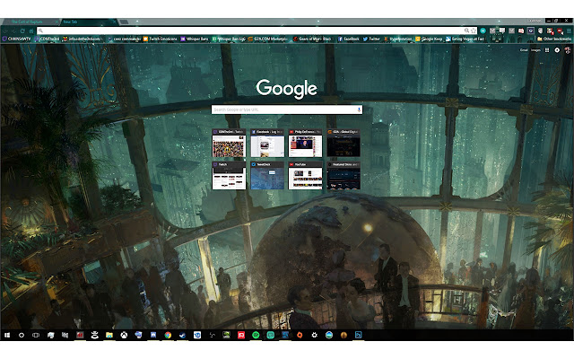 Il tema Bioshock 1959 Rapture dal negozio web di Chrome può essere eseguito con OffiDocs Chromium online