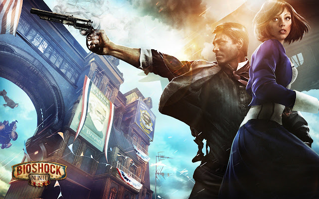 Bioshock Infinite Booker Elizabeth 2560x1600  from Chrome web store to be run with OffiDocs Chromium online