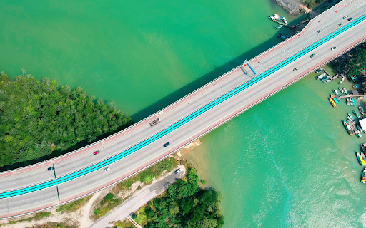 Birds eye View of Stone Bridge  from Chrome web store to be run with OffiDocs Chromium online