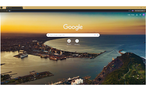Birds Eye View of the Port of Durban  from Chrome web store to be run with OffiDocs Chromium online