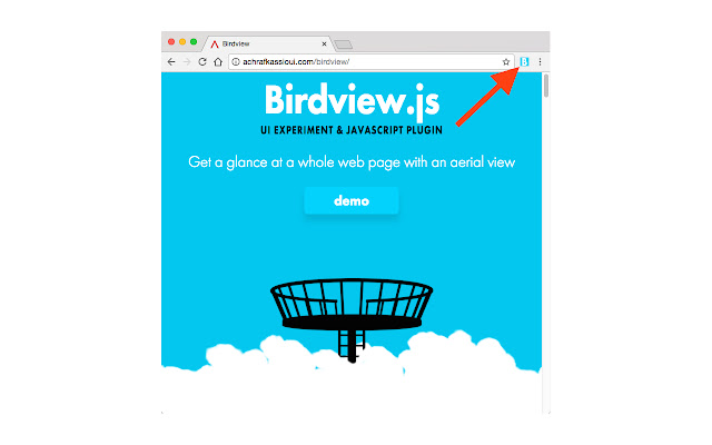 Birdview  from Chrome web store to be run with OffiDocs Chromium online