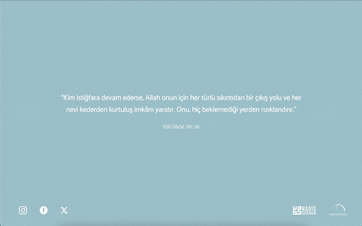 Bir Hadis  from Chrome web store to be run with OffiDocs Chromium online