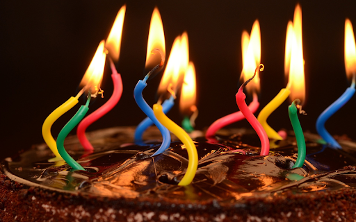 Birthday cake  from Chrome web store to be run with OffiDocs Chromium online