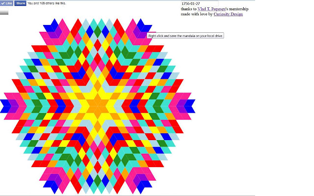Birthday Mandala  from Chrome web store to be run with OffiDocs Chromium online