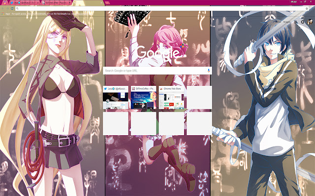 Bishamonten | Kofuku | Ebisu | Anime Noragami  from Chrome web store to be run with OffiDocs Chromium online