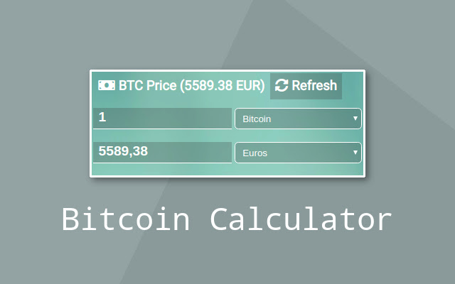 Bitcoin calculator from Chrome web store to be run with OffiDocs Chromium online Bitcoin calculator from Chrome web store to be run with OffiDocs Chromium online