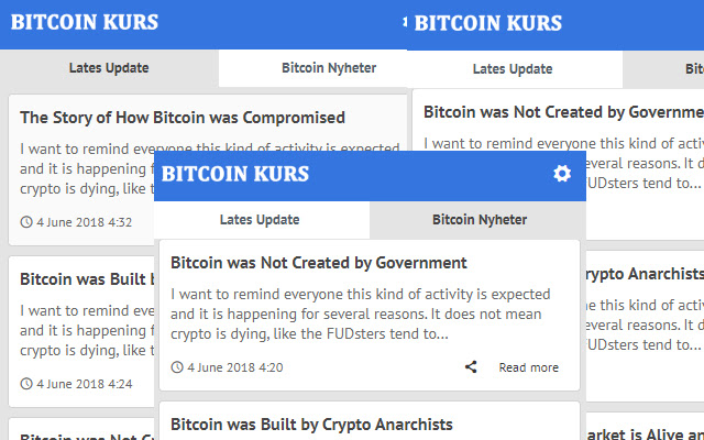 Bitcoin Kurs Update Latest News  from Chrome web store to be run with OffiDocs Chromium online