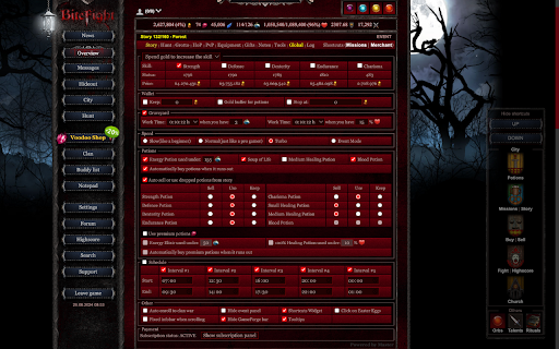 BiteFight Master Auto Adventure  from Chrome web store to be run with OffiDocs Chromium online