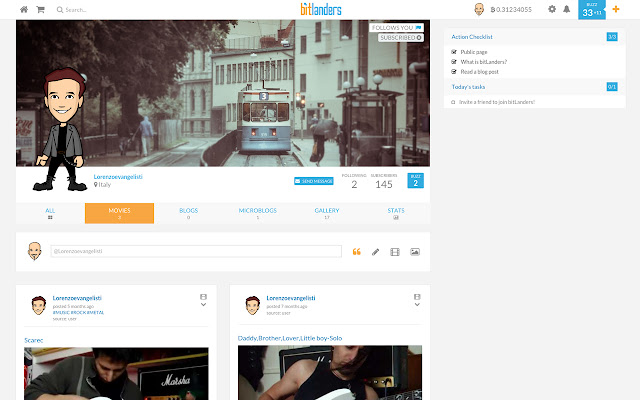 Bitlanders  from Chrome web store to be run with OffiDocs Chromium online