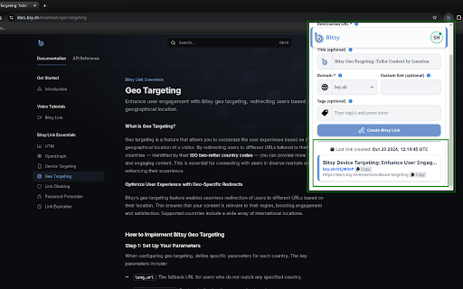 Bitsy Link  from Chrome web store to be run with OffiDocs Chromium online