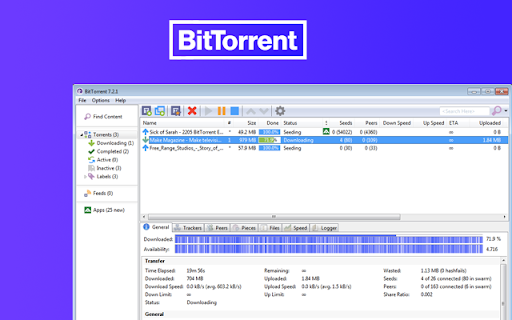 BitTorrent For Chrome  from Chrome web store to be run with OffiDocs Chromium online