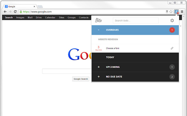 Bitx Basecamp instant to dos extension  from Chrome web store to be run with OffiDocs Chromium online