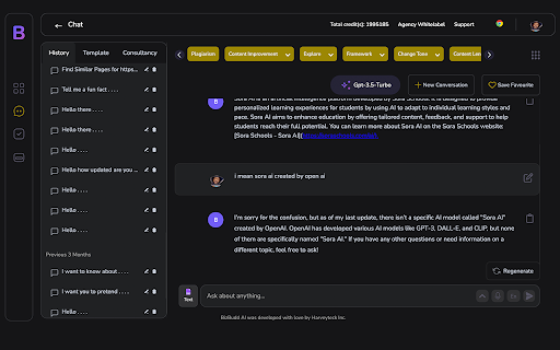 Bizbudd AI powered assistant  from Chrome web store to be run with OffiDocs Chromium online
