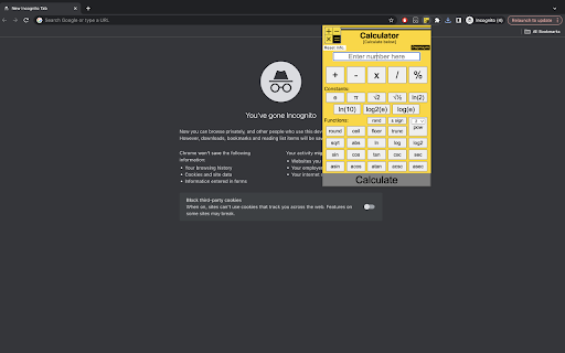 BIZNet Calculator  from Chrome web store to be run with OffiDocs Chromium online
