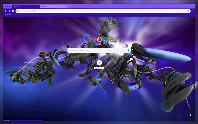 Black abstraction on purple  from Chrome web store to be run with OffiDocs Chromium online