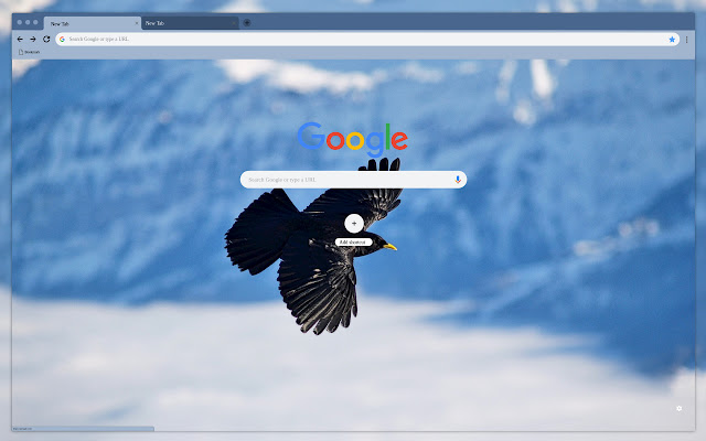 Black bird flies  from Chrome web store to be run with OffiDocs Chromium online