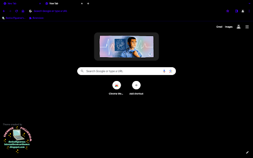 Black  Blue  from Chrome web store to be run with OffiDocs Chromium online