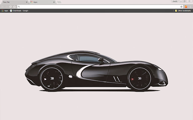 Black Bugatti  from Chrome web store to be run with OffiDocs Chromium online