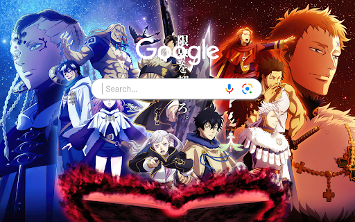 Black Clover Anime Characters Anime Theme  from Chrome web store to be run with OffiDocs Chromium online