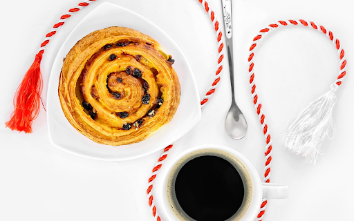 Black coffee and bread  from Chrome web store to be run with OffiDocs Chromium online