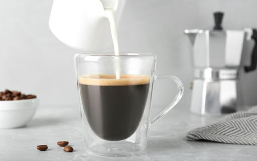 Black Coffee with Fresh Milk Theme  from Chrome web store to be run with OffiDocs Chromium online