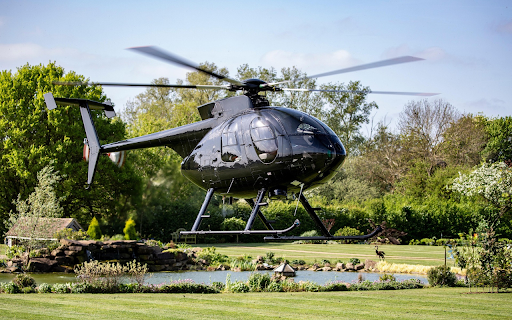 Black Helicopter Lift Off  from Chrome web store to be run with OffiDocs Chromium online