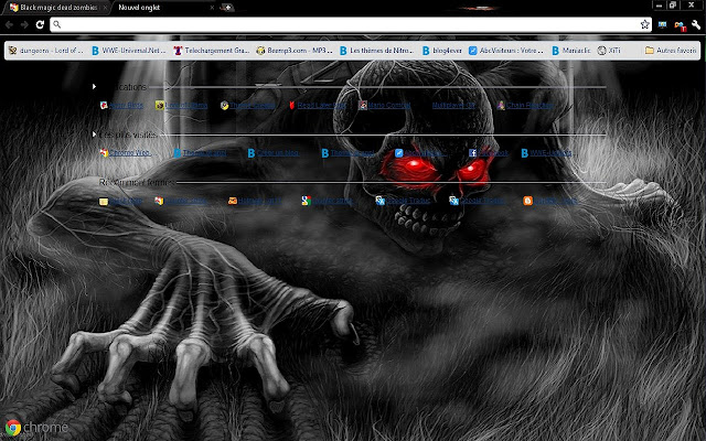 Black magic zombies(darkmonsters) big screen  from Chrome web store to be run with OffiDocs Chromium online