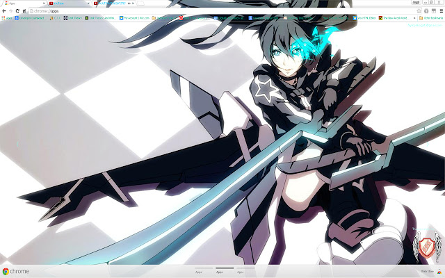 Black Rock Shooter 04 1920x1080 из интернет-магазина Chrome будет работать с OffiDocs Chromium online