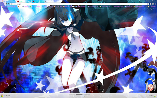 Black Rock Shooter 08 1366x768  from Chrome web store to be run with OffiDocs Chromium online