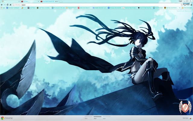 Black Rock Shooter 12 1366x768  from Chrome web store to be run with OffiDocs Chromium online