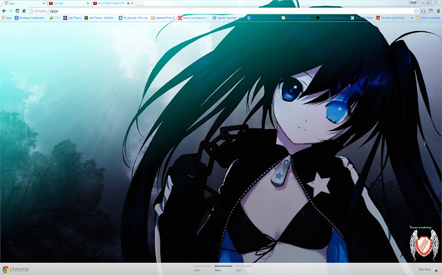 Black Rock Shooter 14 1600x900  from Chrome web store to be run with OffiDocs Chromium online