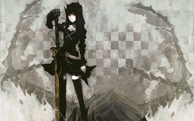 Black Rock Shooter 20 1366x768 daripada kedai web Chrome untuk dijalankan dengan OffiDocs Chromium dalam talian