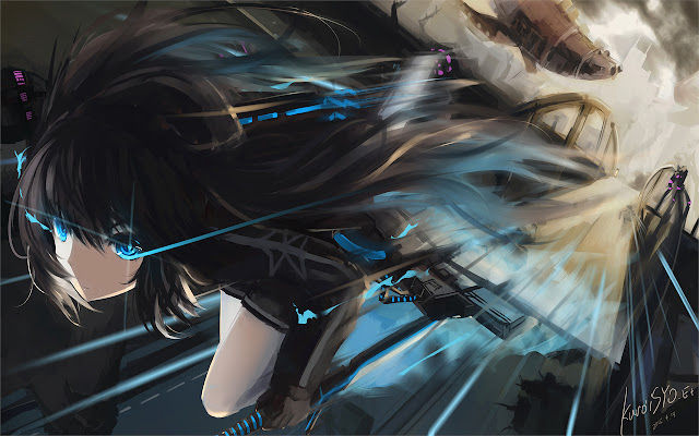 Black Rock Shooter 24 1366x768  from Chrome web store to be run with OffiDocs Chromium online