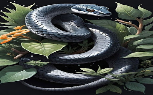 black snake wallpaper  from Chrome web store to be run with OffiDocs Chromium online