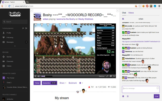 Black Twitch Names  from Chrome web store to be run with OffiDocs Chromium online