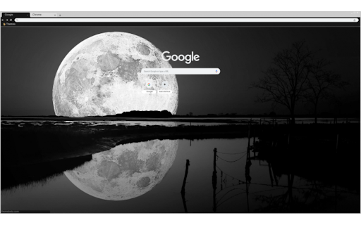 Black White Moon  from Chrome web store to be run with OffiDocs Chromium online