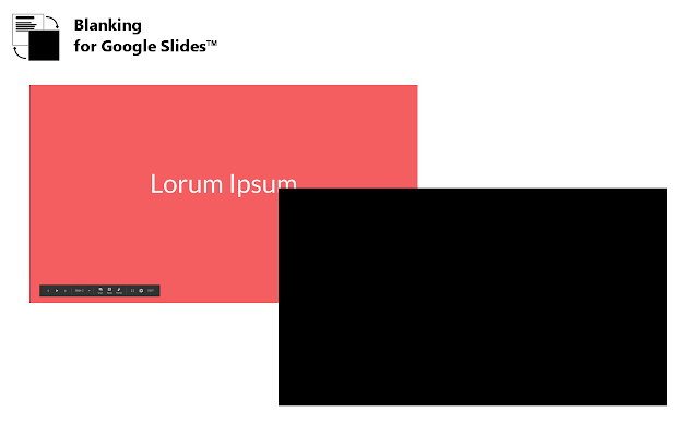 Blanking for Google Slides™  from Chrome web store to be run with OffiDocs Chromium online