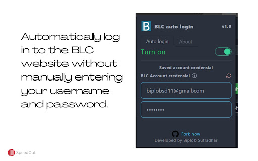 BLC Auto Login  from Chrome web store to be run with OffiDocs Chromium online