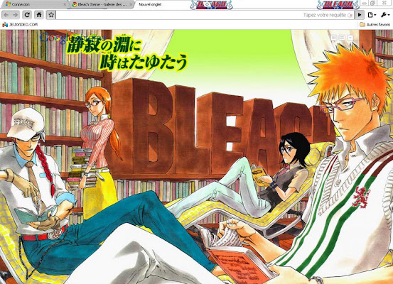 Bleach theme  from Chrome web store to be run with OffiDocs Chromium online