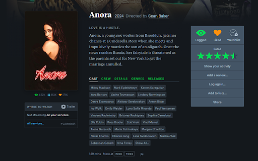 Blinderboxd  from Chrome web store to be run with OffiDocs Chromium online