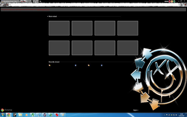Blink 182 Theme  from Chrome web store to be run with OffiDocs Chromium online