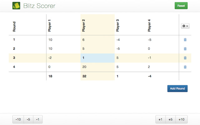 Blitz Scorer  from Chrome web store to be run with OffiDocs Chromium online