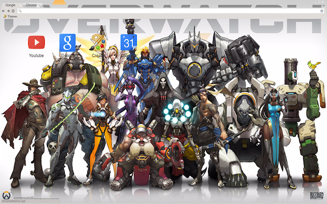 Blizzard Overwatch theme 1680x1050  from Chrome web store to be run with OffiDocs Chromium online
